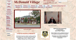 Desktop Screenshot of mcdonaldvillage.com